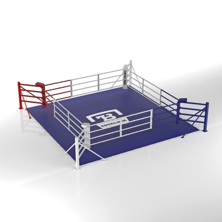 Купить Ринг боксерский напольный Totalbox на упорах 4х4м в Харабали 