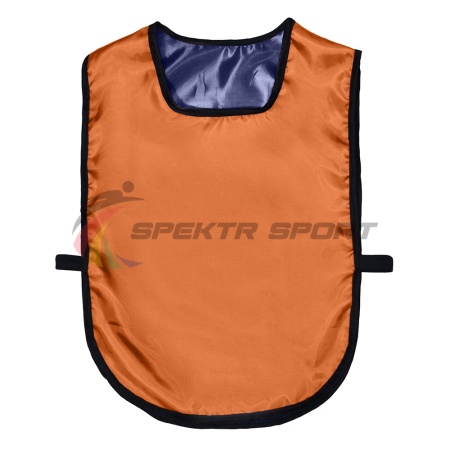 Купить Манишка футбольная двусторонняя универсальная Spektr Sport оранжево-синяя в Харабали 